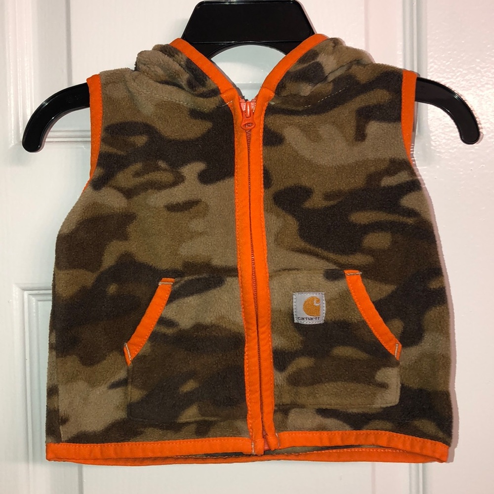 SOLD - Camo Carhartt infant vest
